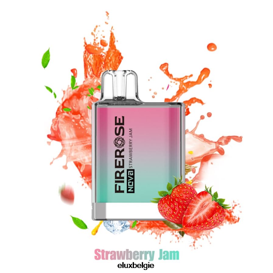 Elux Firerose Nova 600 trekjes wegwerpvape - Elux Vape Prijs aardbeienjam B6X0NT113